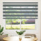 vidaXL - Zebra - rolgordijn - 160x100 - cm - stofbreedte - 155,9 - cm - donkergrijs