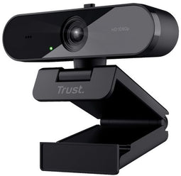 Trust TW-200 - Full HD Webcam 1080p - Langeafstandsmicrofoon - Zwart