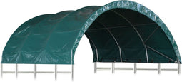 vidaXL - Veetent - 3,7x3,7 - m - PVC - groen