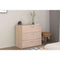 Ladekast - EASY LIFE - 3 lades - Eiken - 78,2 x 69,3 x 40,8 - PARISOT