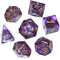 HOT Games - Dobbelset Galaxy Paars - 7-delige polyhedral dice set