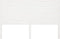 vidaXL - Hoofdbord - 186x4x100 - cm - massief - grenenhout - wit