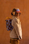 Sticky Lemon Backpack/Boekentas Small Farmhouse - Checkerboard - Blooming Purple - Soil Green