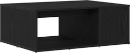 vidaXL - Salontafel - Zwart - Eiken - 90x67x33 - cm - Bewerkt - Hout