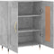 vidaXL - Dressoir - 69,5x34x90 - cm - bewerkt - hout - betongrijs