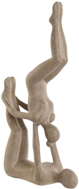 Decoratieve figuren Home ESPRIT Beige Yoga 21,4 x 8,8 x 40 cm