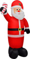vidaXL - Kerstman - opblaasbaar - met - LED's - 240 - cm