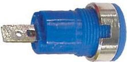 IEC1010 BINDING POST, FASTON - BLUE (CM17BL)