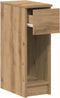 vidaXL - Nachtkastjes - 2 - st - met - lade - 20x36x60 - cm - artisanaal - eikenkleurig