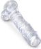 Pipedream - King Cock - Dildo met Balzak - 20,5 cm - Transparant