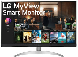 LG Smart Monitor 32SQ700S-W - 32 inch 4K - webOS 22 - Wit