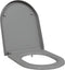 vidaXL - Snelle - Ontgrendel - Toiletbril - met - Soft - Close - Duroplast - Grijs