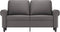 vidaXL - Tweezitsbank - 120 - cm - kunstleer - grijs