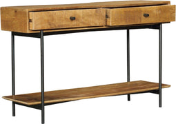 Sidetable Delhi - bijzettafel industrieel - haltafel met lades 120 cm
