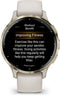 Garmin Venu 3S - Smartwatch 41mm - AMOLED-scherm - Goud Wit