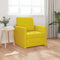 vidaXL - Vloersofa - Bed - 2-in-1 - Donker - Geel - 74x77x81 - cm - Velvet