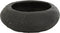 J-Line schaal Rond - papier mache - zwart