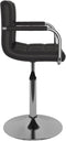 vidaXL - Eetkamerstoelen - draaibaar - 2 - st - kunstleer - zwart
