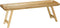 Mica Decorations Plateau Duko - 50x15x17 cm - Hout - Donker Bruin