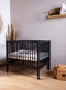 Childhome Park PA97 - Box met wieltjes - Verstelbare bodem - Zwart - 98 x 78 x 82 cm