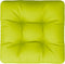 vidaXL - Palletkussen - 50x50x12 - cm - stof - heldergroen