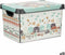 Opbergbak met Deksel Kinderen Weg 22 L Plastic 29,5 x 23,5 x 39,5 cm (12 Stuks)