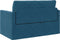vidaXL - Ligbed - Sofa - 2-in-1 - Blauw - 124x204x61 - cm - Velours