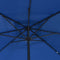 vidaXL - Vierkante - Tuin - Parasol - 295x245 - cm - Azuurblauw