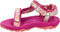 Teva K Hurricane XLT 2 - Wandelsandalen - Zachte hielbandjes - Roze - Maat 32