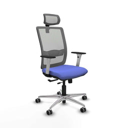 Piqueras y Crespo 1B086G2 - Bureaustoel - Verstelbare hoogte met armleuning - Licht Blauw