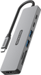 Sitecom 7 in 1 USB-C Power Delivery Multiport Adapter - 2x USB-A 1x HDMI 1x USB-C - 5Gb/s (8716502031559)