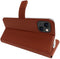 Valenta Book Case - Apple iPhone 14 - Handgemaakt volnerf leder - Bruin