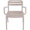Loungestoel Torvi - PP frame - UV resistant - taupe