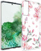 iMoshion Hoesje Geschikt voor Samsung Galaxy S21 Plus Hoesje Siliconen - iMoshion Design hoesje - Roze / Transparant / Blossom Watercolor