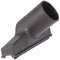 Floor nozzle with sweeping bristles 14cm for vacuum cleaners with round connection 35mm black