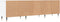 vidaXL - Tv-meubel - 150x30x44,5 - cm - bewerkt - hout - wit