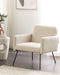NARKEN - Fauteuil - Beige - Corduroy