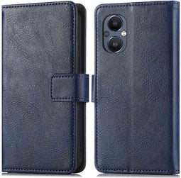 iMoshion Hoesje Geschikt voor Oppo Reno 8 Lite Hoesje Met Pasjeshouder - iMoshion Luxe Bookcase - Donkerblauw