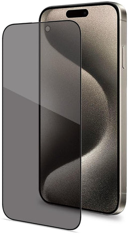 Celly PRIVACYF1081BK - Screenprotector - Gehard glas 9H Krasbestendig Schokbestendig - Zwart