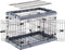 Ferplast Superior Hondenbench - Opvouwbaar - 3 Deuren - Grijs - 77x51x55 cm