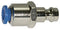 Riegler - Einstecknippel push-in 6 mm - voor Kupplungen NW 5 - Messing vern.
