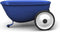 Baghera Retro Aanhanger Blauw