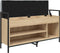 vidaXL - Schoenenbank - 105,5x32x57,5 - cm - bewerkt - hout - sonoma - eikenkleurig