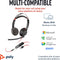 Poly Blackwire 5220 - Stereo USB-C Headset - Noise Cancelling - Zwart