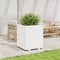 vidaXL - Plantenbak - 60x60x72,5 - cm - massief - grenenhout - wit