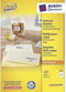 Avery Zweckform - Witte etiketten - 70 x 35 mm (LxB) - 2400 stuks (100 vellen)