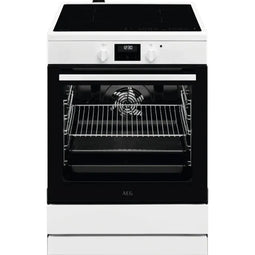AEG CIB6642ABW - Fornuis - Draaiknoppen en tiptoetsbediening - Wit