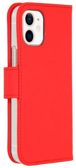 Accezz iPhone 12 Mini - Flip cover - Krasbestendig Schokbestendig - Rood