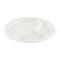 Quantore - Bord iezzy 260mm 3v suikerriet pfas-vrij wit | 10 stuks