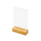 IEZZY horeca en cate - Houten menuhouder t tafeldisplay a6 portret | 20 stuks